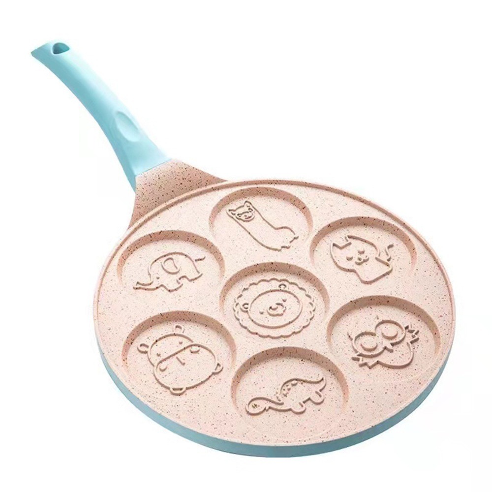Mini Pancake Griddle - アルミ合金シリコン製ミニパンケーキメーカー ブラック ベージュ ピンク ブルー レッド