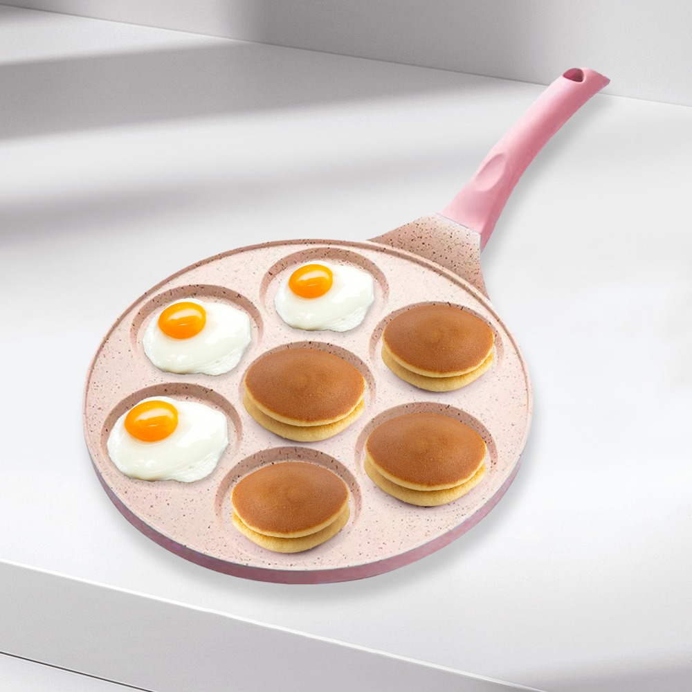 アルミ合金シリコン製ミニパンケーキメーカー ブラック ベージ - Mini Pancake Griddle のレビューと価格