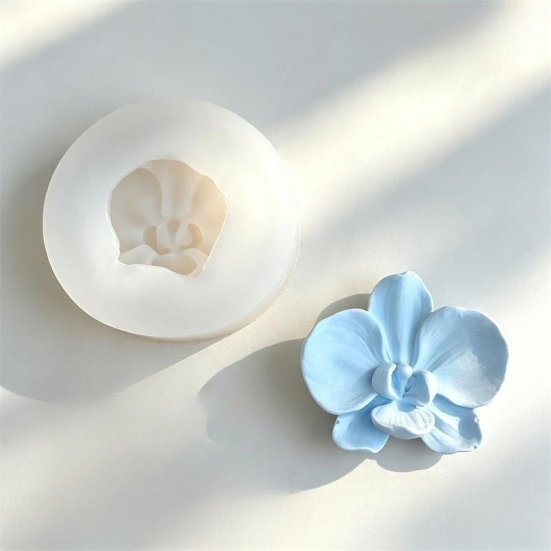 3D 蝶蘭シリコンモールド花型モールドアロマ石膏石膏エポキシ - Potsticker Mold のレビューと価格