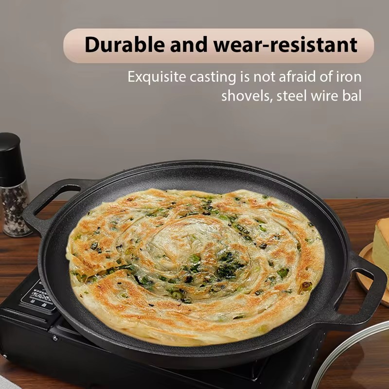 頑丈な鋳鉄製フライパン、ノンスティック加工、ステーキ、卵、パ - Mini Pancake Griddle のレビューと価格