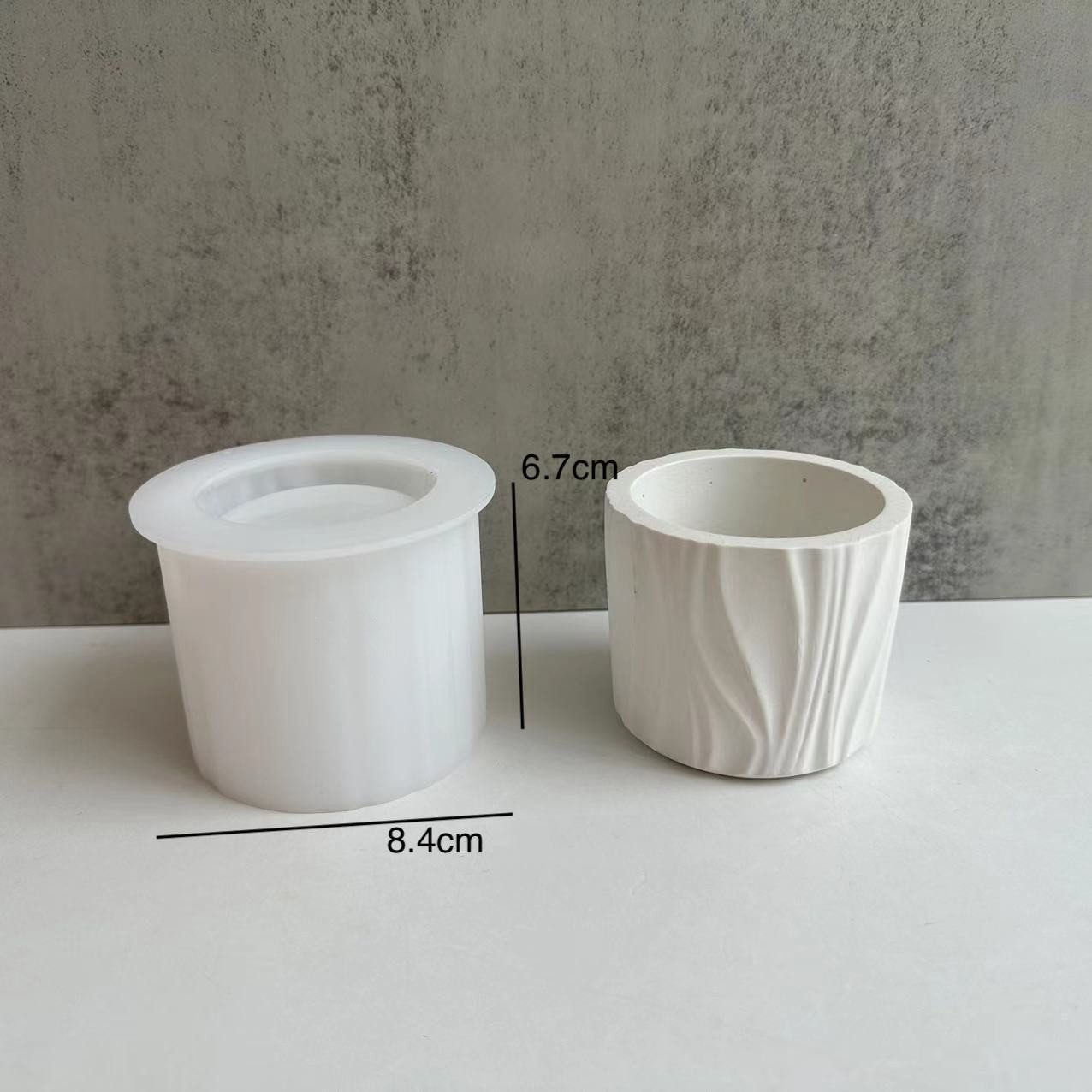 石膏裏地キャンドルカップシリコーン型 DIY コンクリート円 - Potsticker Mold のレビューと価格