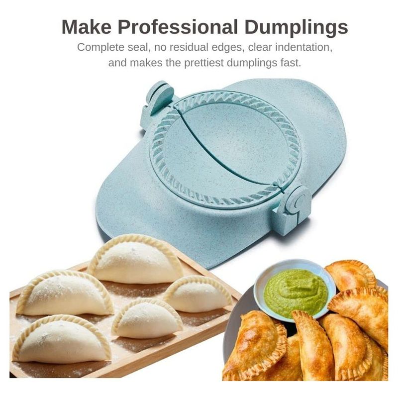 【新商品】在庫あり - 1セットの餃子型とカッター、エンパナ - Dumpling Press Set のレビューと価格