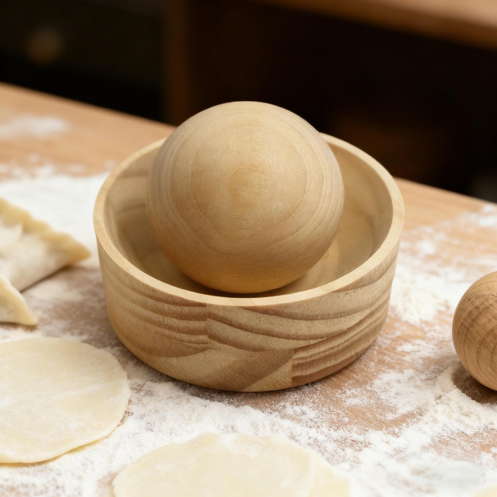 木製餃子メーカー型とボール型手動生地プレッサー、餃子、パイ、 - Dumpling Press Set のレビューと価格