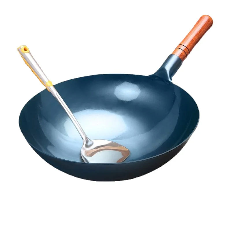 伝統的な中華鍋、鋳鉄調理器具、炭素鋼、丸底中華鍋、ブナ材、火 - Cast Iron Corn のレビューと価格