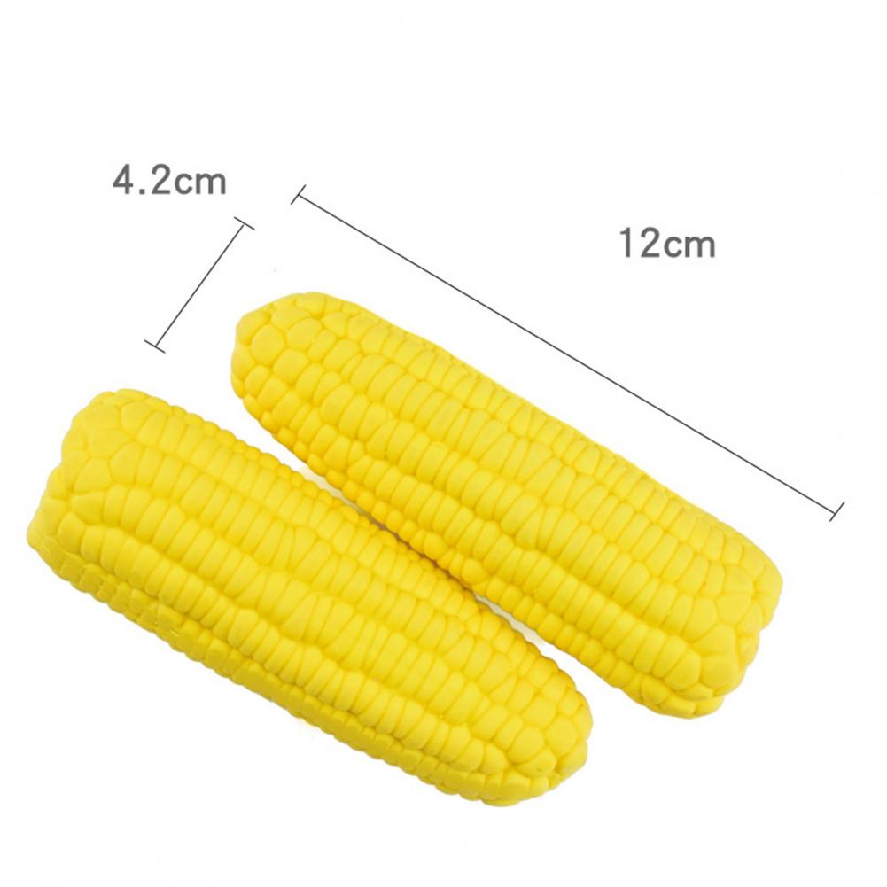 ペット用トウモロコシ型おもちゃ。噛むのが好きな犬に。音が鳴る - Corn Dog Stick のレビューと価格
