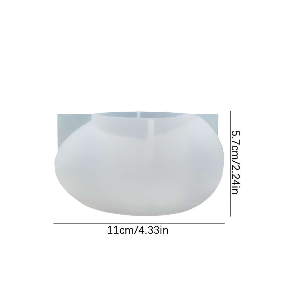 レジンシリコンモールド、楕円形の石膏モールド1個、DIYグレ - Potsticker Mold のレビューと価格